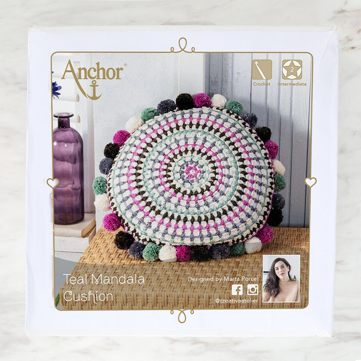 Anchor Mandala Pillow Set - A28C007-09062