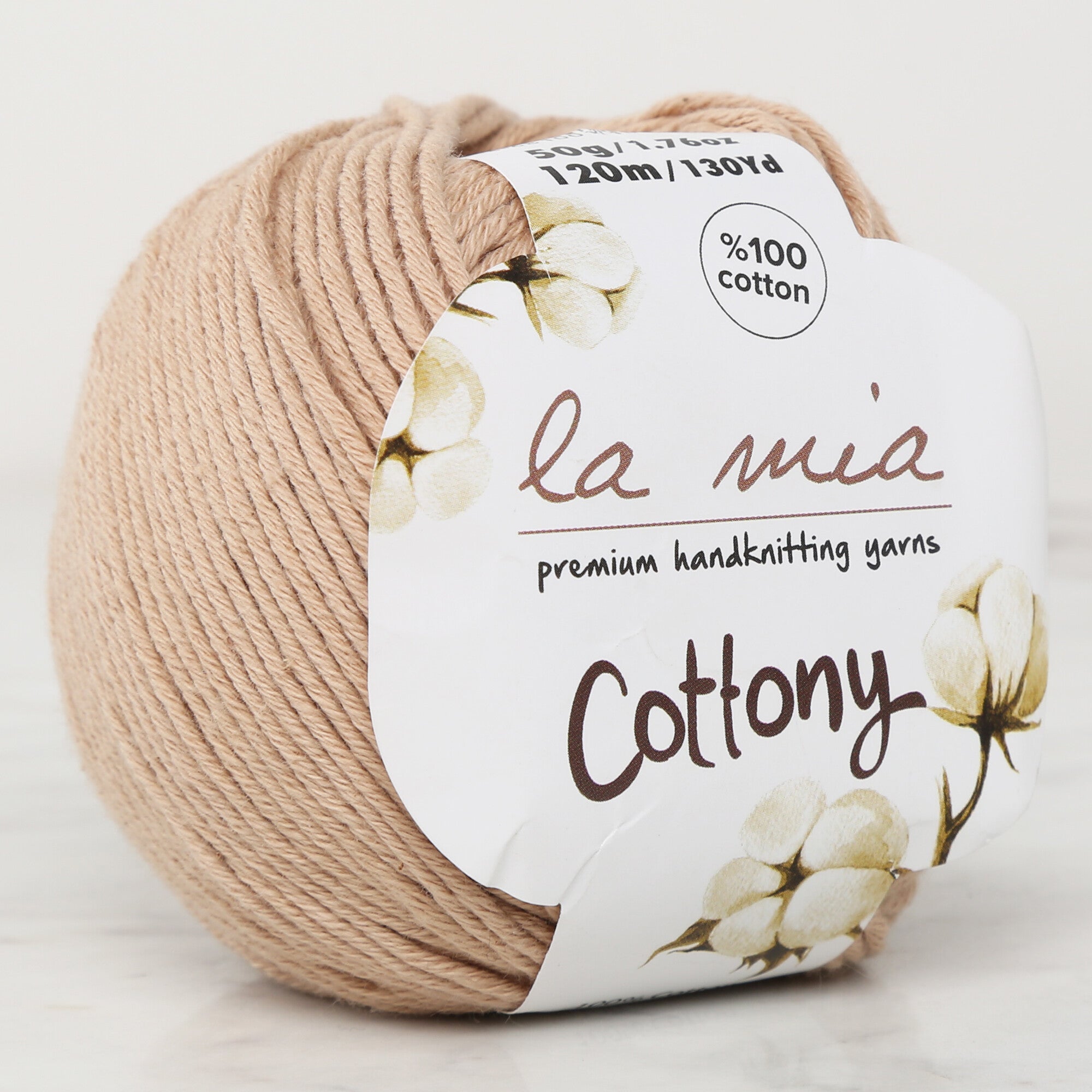 La Mia Cottony Baby Yarn, Beige - L004