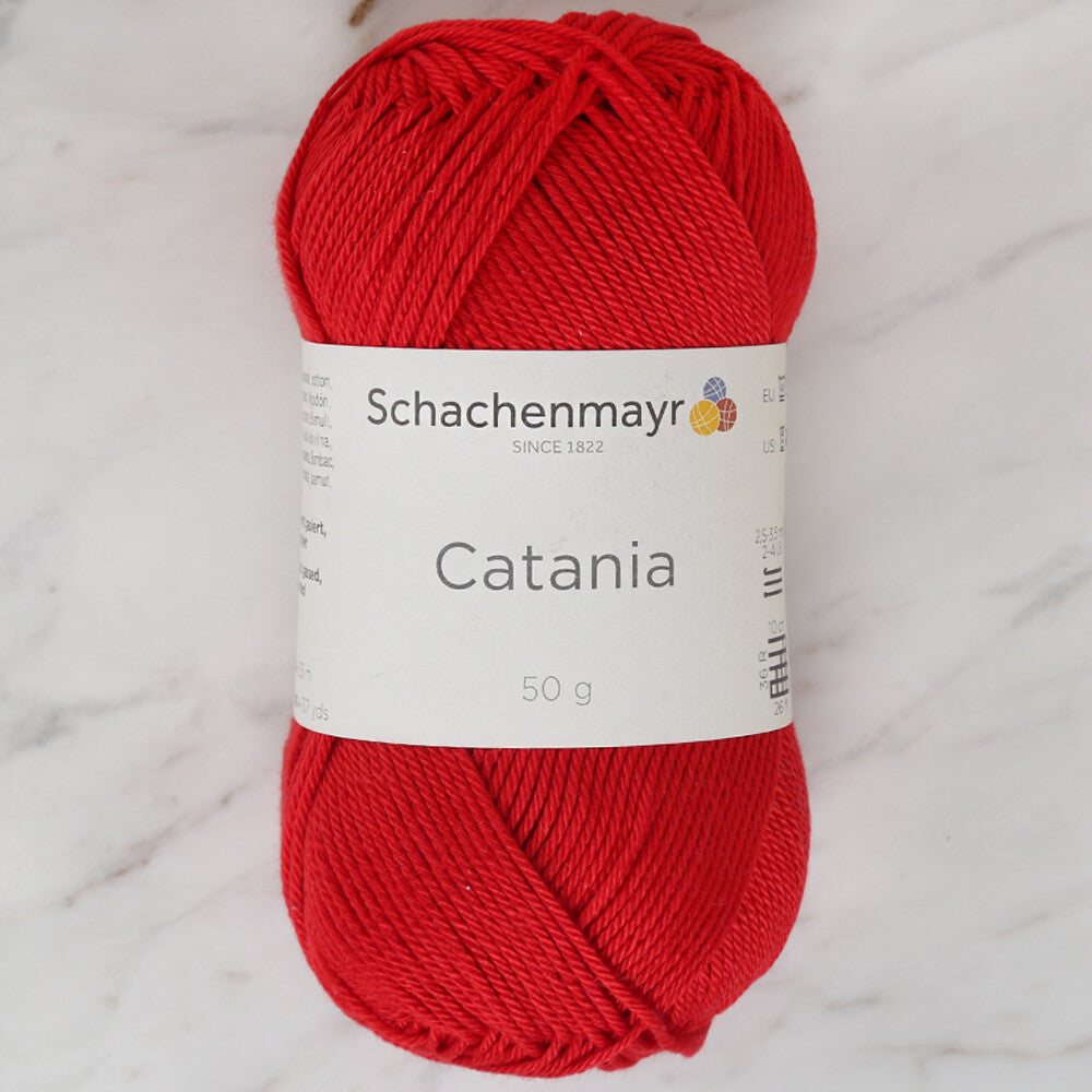 Schachenmayr Catania 50g Yarn, Red - 9801210-00115
