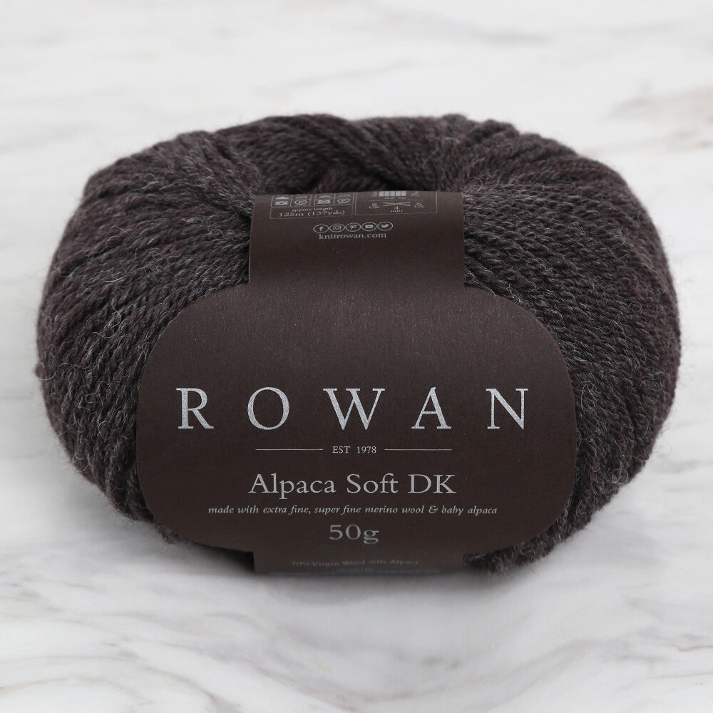 Rowan Alpaca Soft DK Yarn Brown 00204