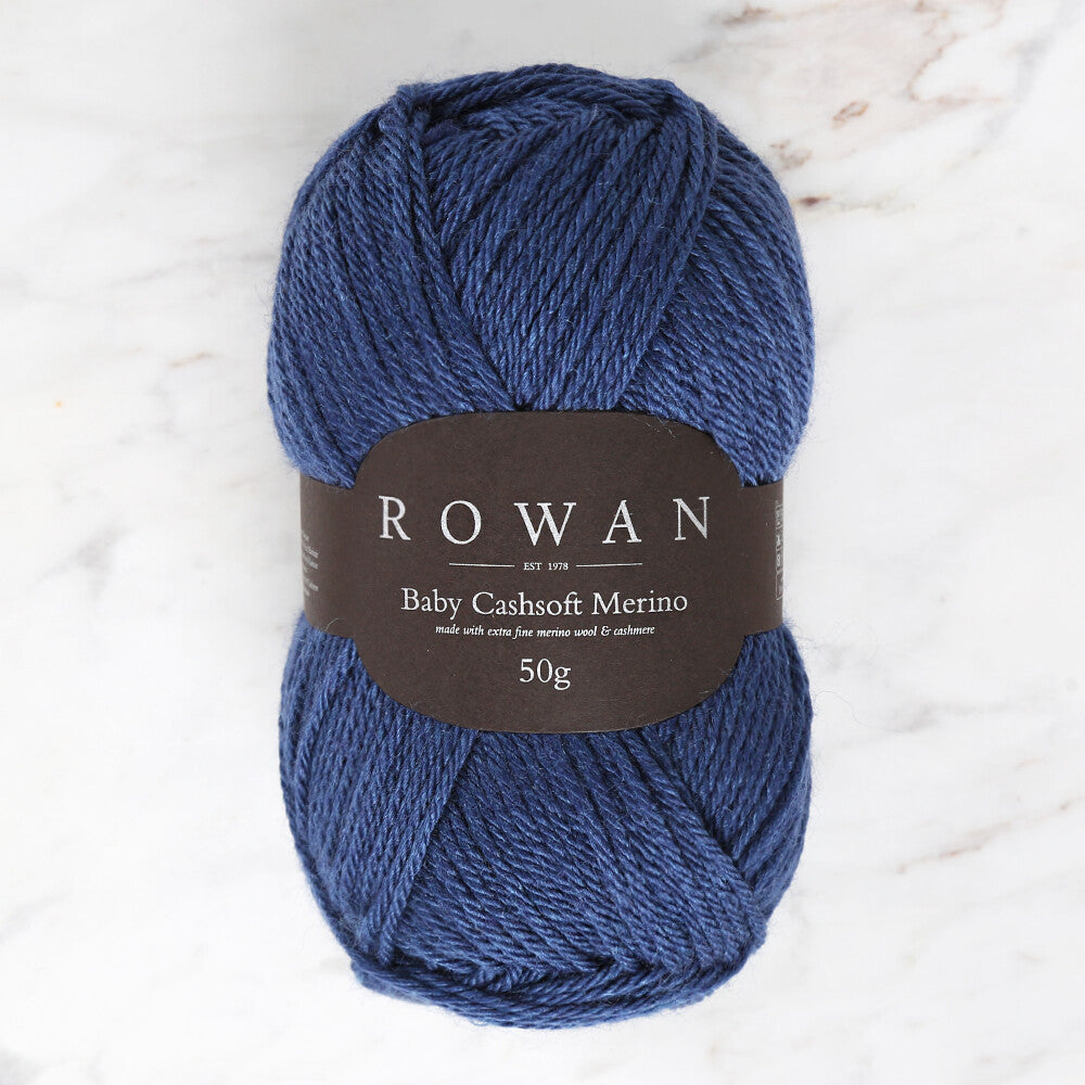 Rowan Cashmere Soft Merino Fine Yarn, 50g, Baby Blue