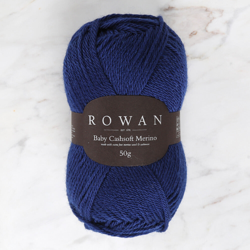 Rowan Baby Cashsoft Merino Yarn, Navy Blue - 00119