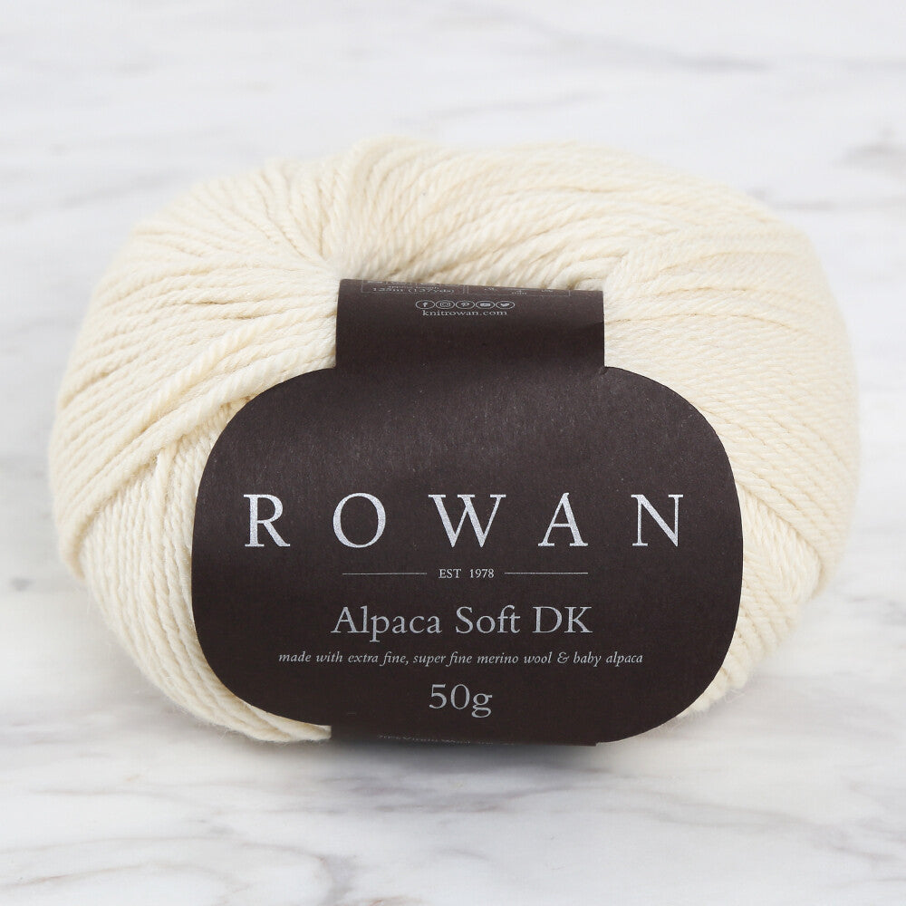 Rowan Alpaca Soft DK Yarn Cream 00221