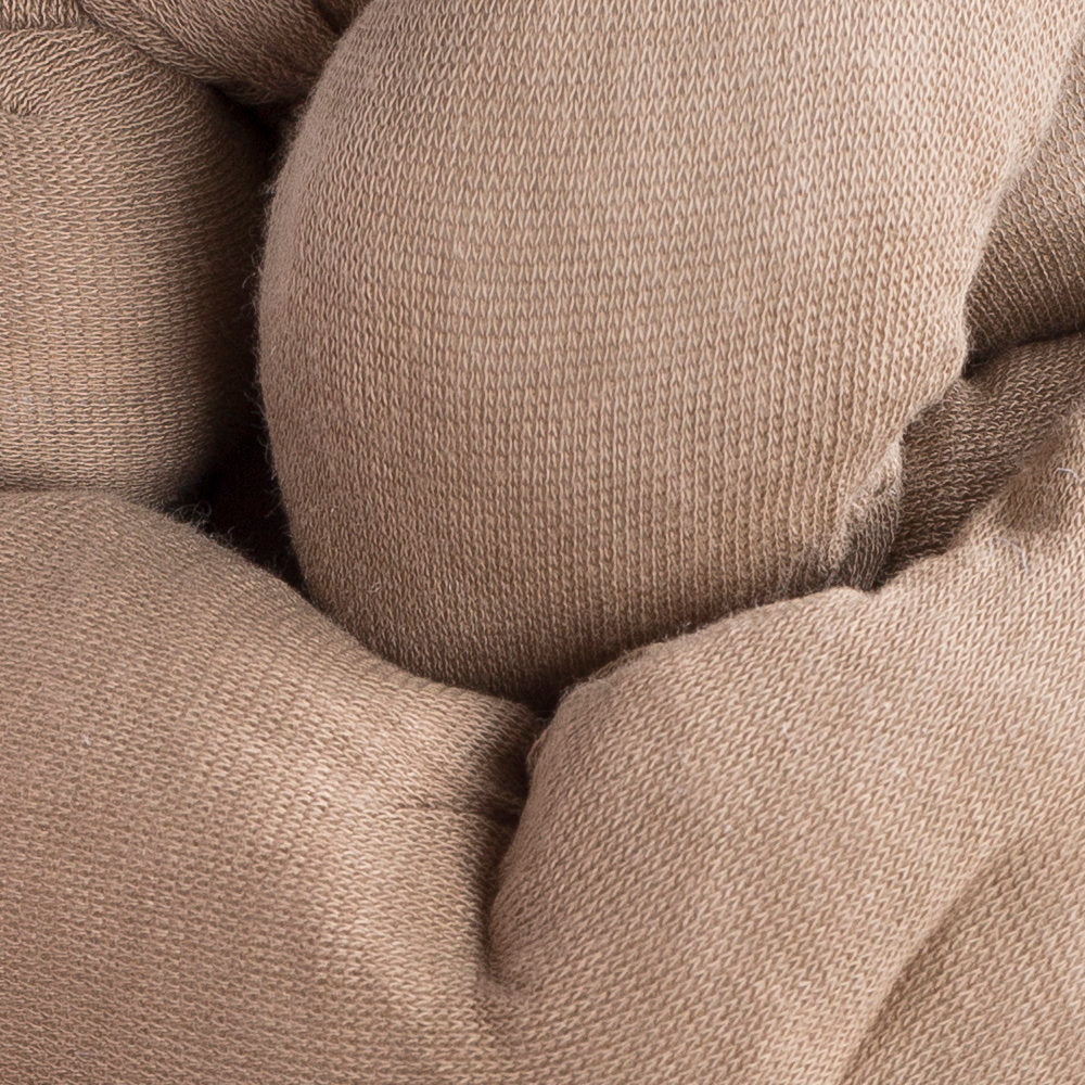 La Mia Maximus 6 M knot cushion, Beige - LM003