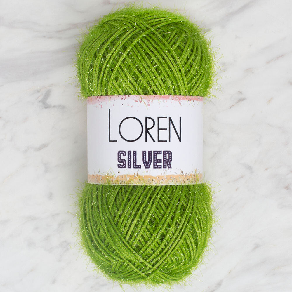 Loren Silver Knitting Yarn, Dark Pink - RS0047