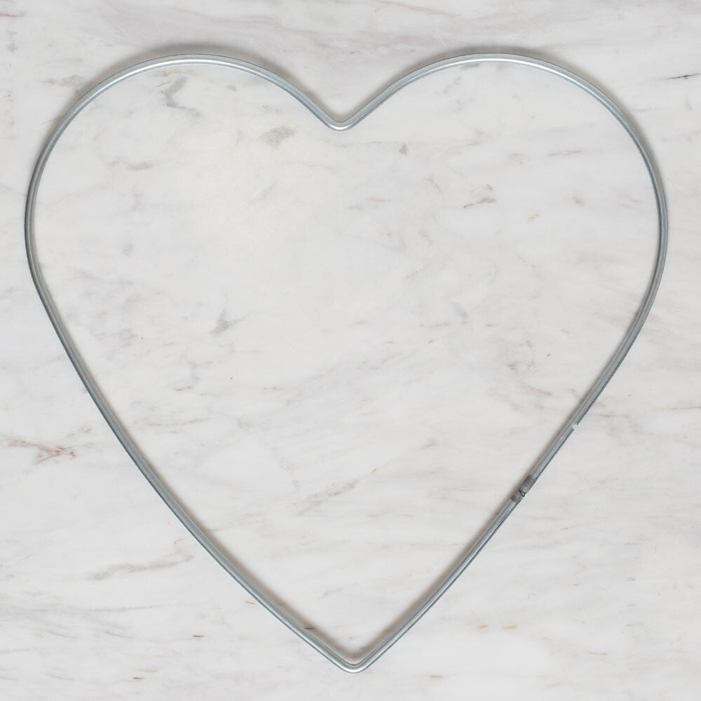 Loren Heart Shaped Metal Macrame Ring