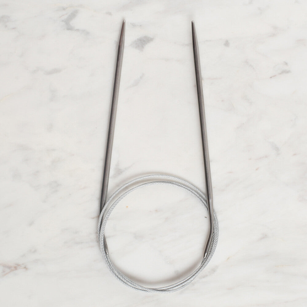 Loren Crafts 3.5mm 100 cm Steel Circular Knitting Needles