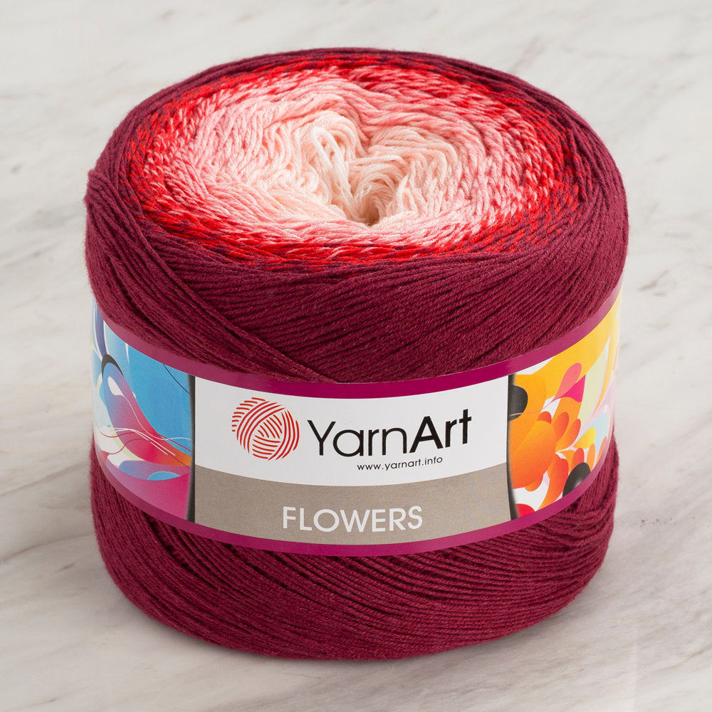 YarnArt Flowers Cotton Gradient Yarn - 269