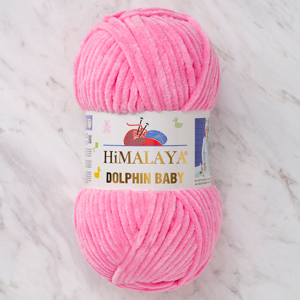 Himalaya Dolphin Baby Chenille Yarn, Navy Blue - 80321