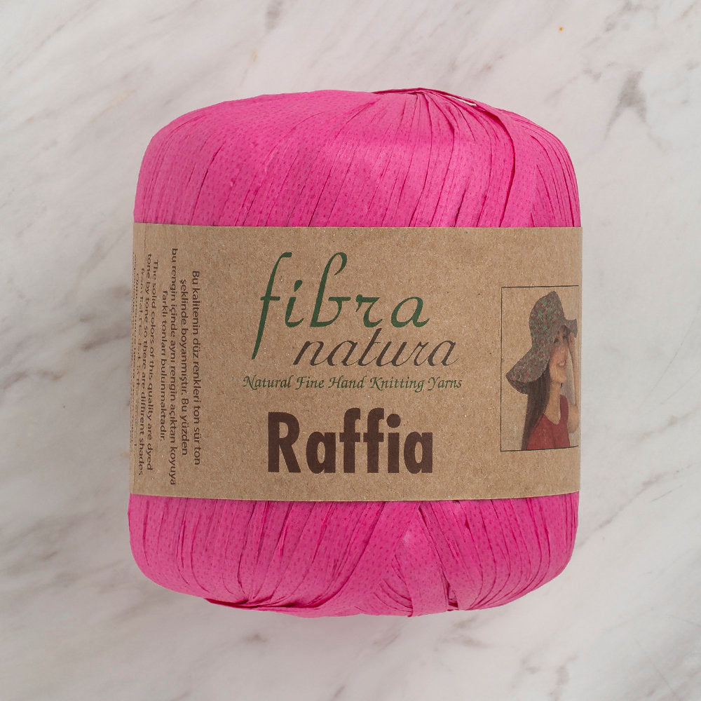 Fibra Natura 40 g Raffia Paper Yarn, Pink - 116-07