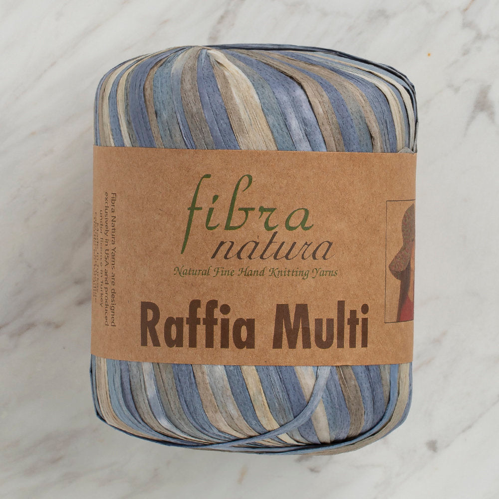 Fibra Natura 35 g Raffia Paper Yarn, Variegated - 117-09