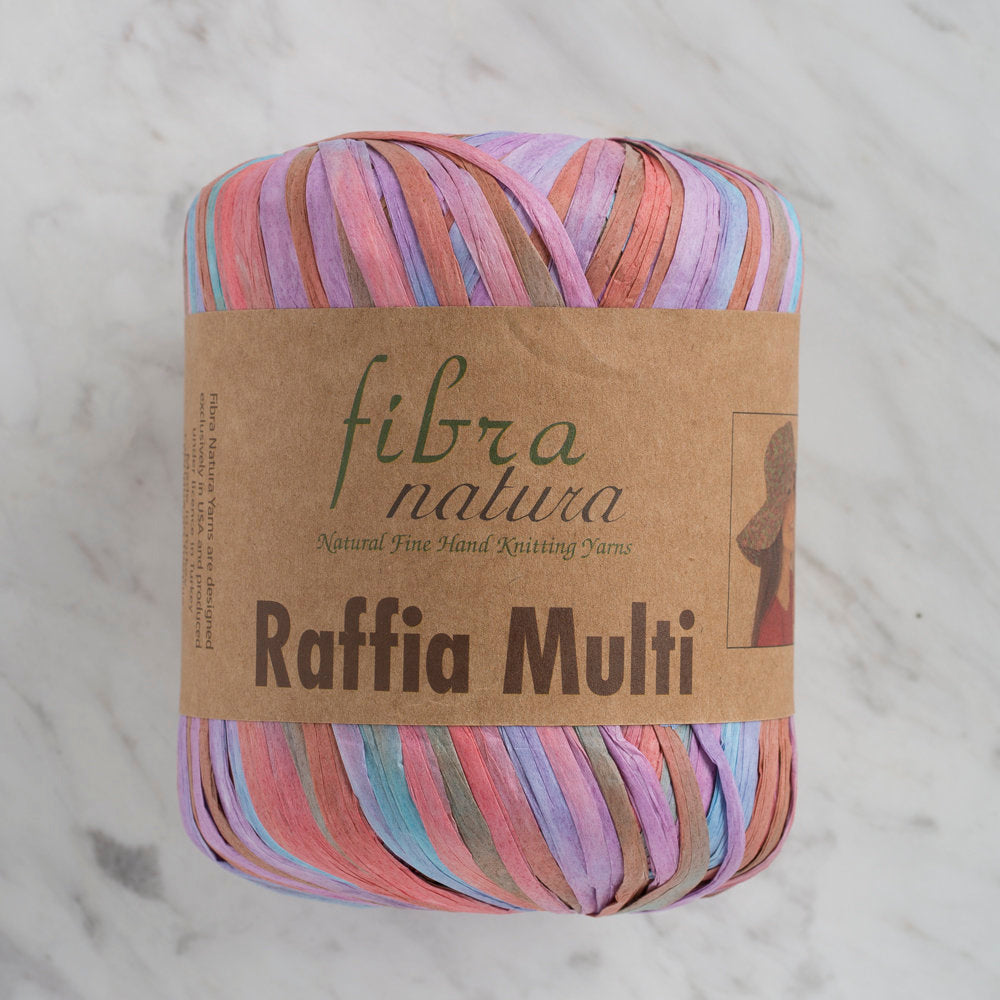 Fibra Natura 35 g Raffia Paper Yarn, Variegated - 117-10