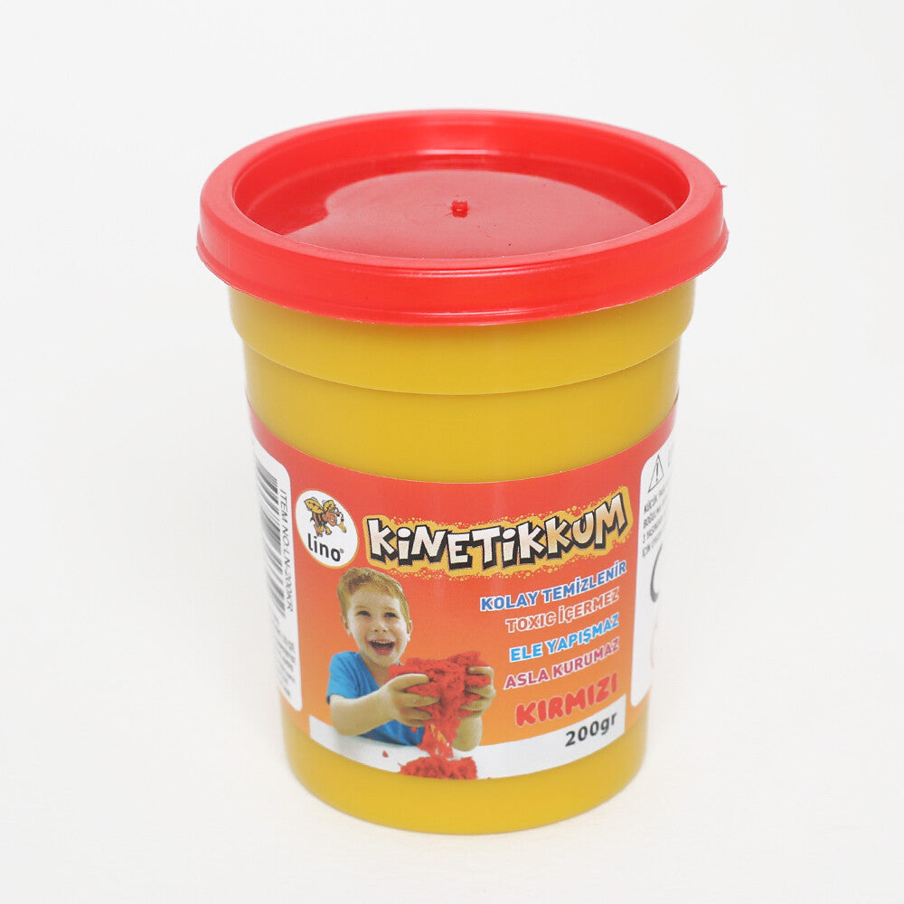 Lino 200 Gr Kinetic Sand, Red - LN-200MIX
