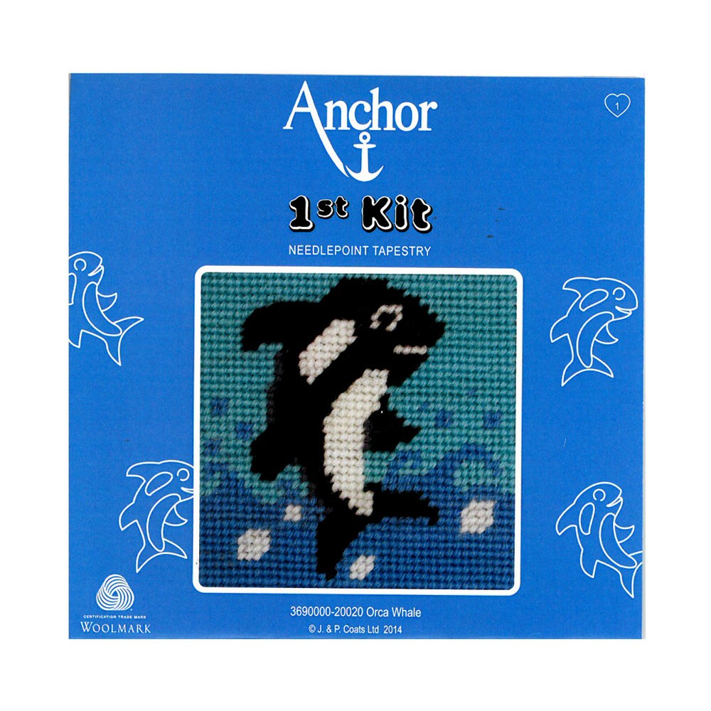 Anchor 1st Starter Tapestry Kit – Whale - F20020