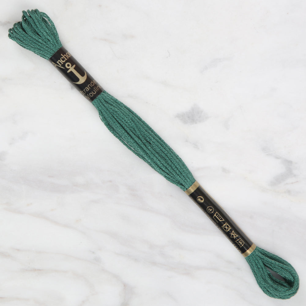 Anchor Stranded Mouline Embroidery Thread, 8m, Green - 0217