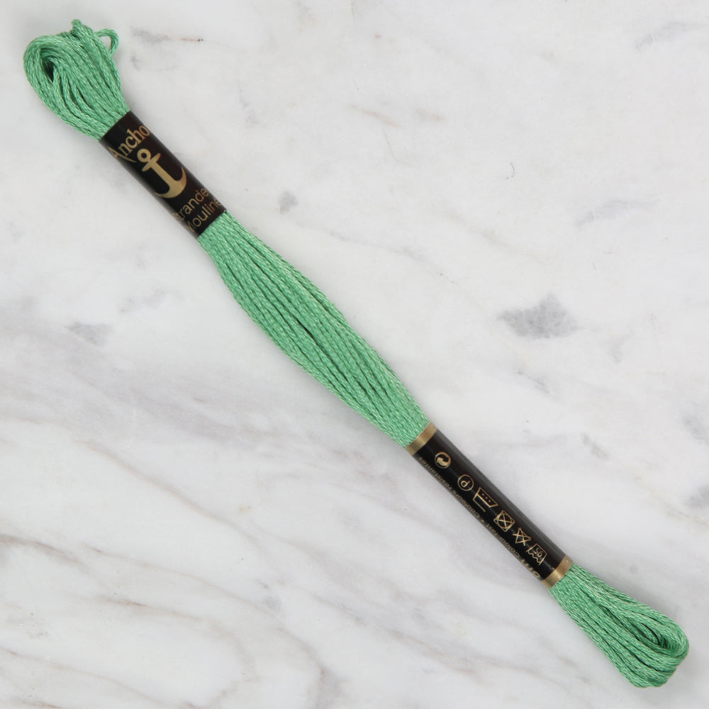 Anchor Stranded Mouline Embroidery Thread, 8m, Green - 0242