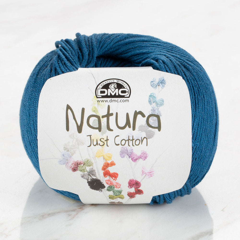 DMC Natura Just Cotton Knitting Yarn, Dark Blue - N27