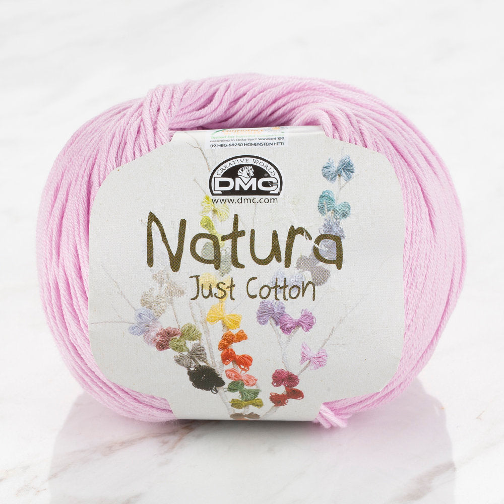 DMC Natura Just Cotton Knitting Yarn, Lilac - N32