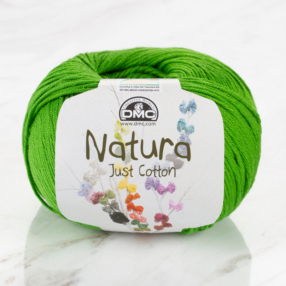 DMC Natura Just Cotton Knitting Yarn, Green - N48