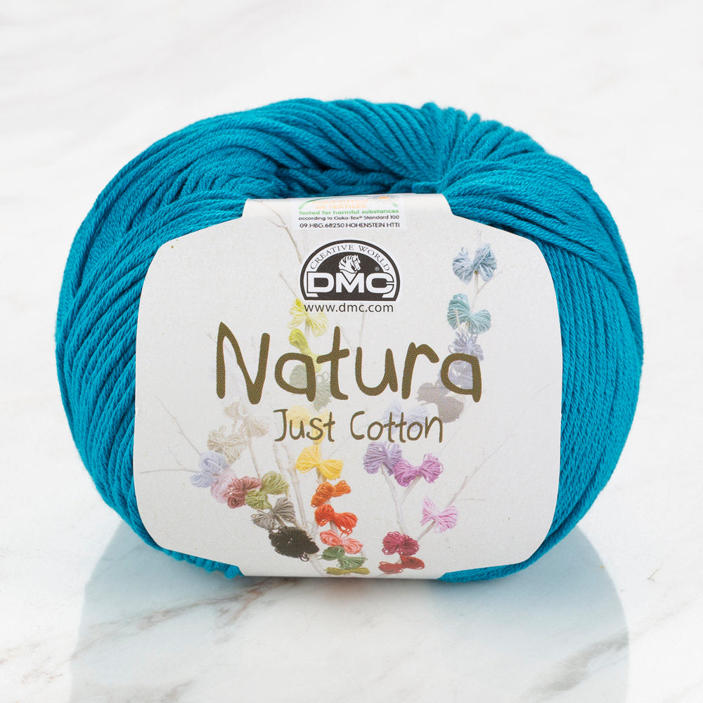 DMC Natura Just Cotton Knitting Yarn, Blue - N64