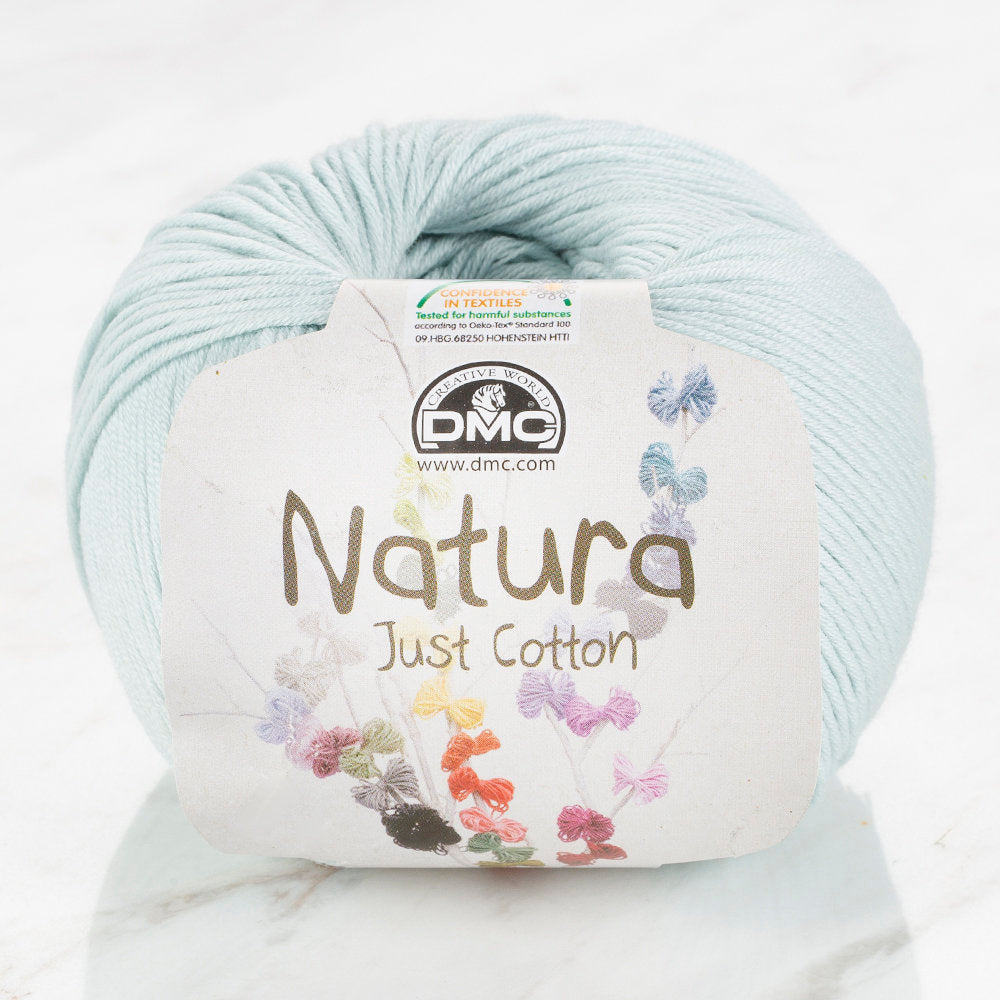 DMC Natura Just Cotton Knitting Yarn, Blue - N87