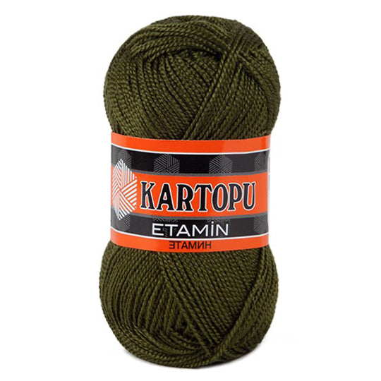 Kartopu Etamin 30g Embroidery Thread, Dark Green - K410