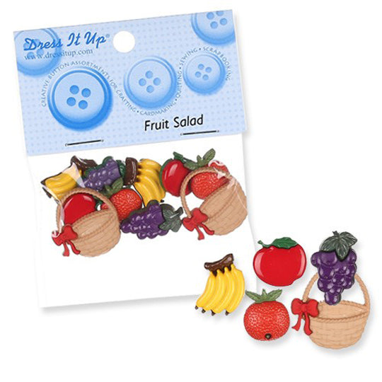 Dress It Up Creative Button Assortment, Fruit Salad - 132