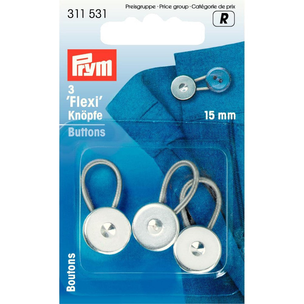 PRYM 15 mm Flexi Buttons - 311531 