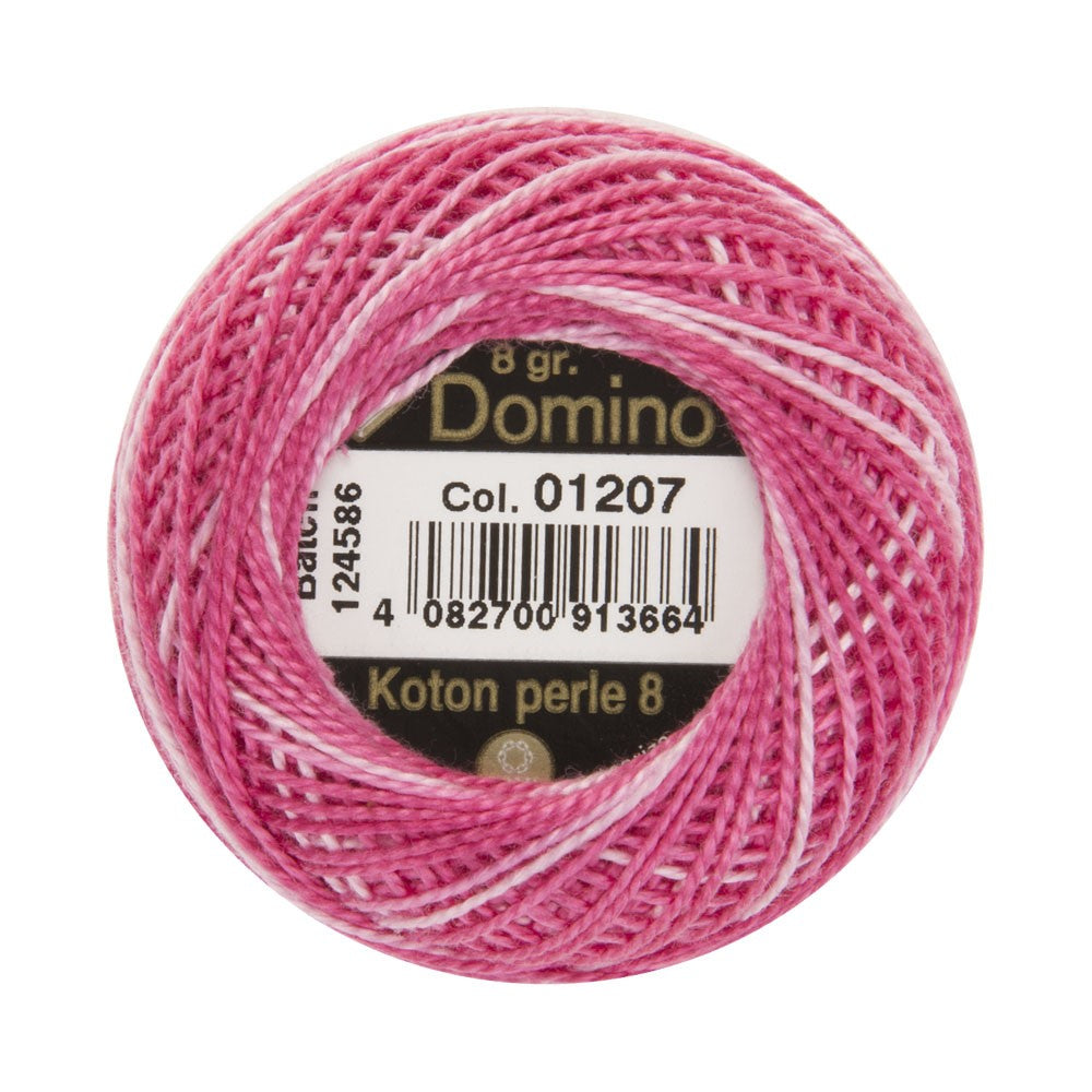 Domino Cotton Perle Size 8 Embroidery Thread (8 g), Variegated - 4598008-01207