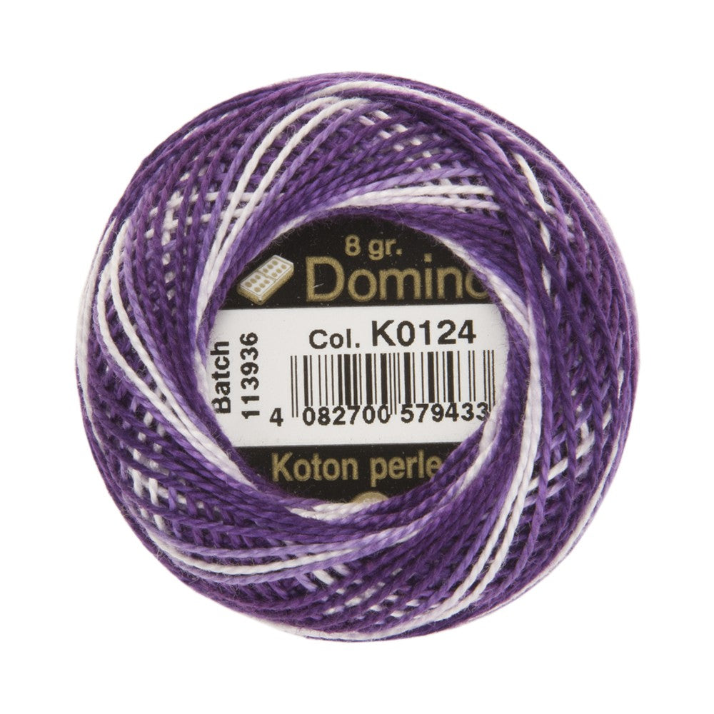 Domino Cotton Perle Size 8 Embroidery Thread (8 g), Variegated - 4598008-K0124