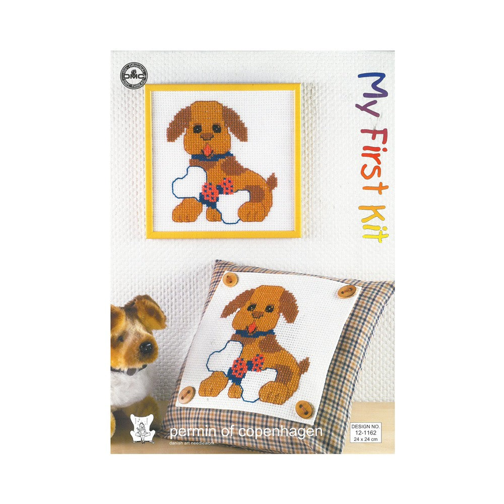 Permin Cross Stitch Kit, Little Dog 24x24 - 121162