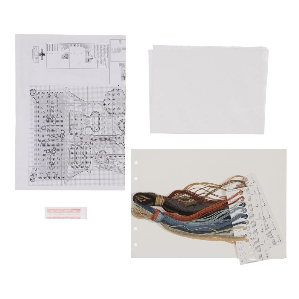 Permin Cross Stitch Kit, Black Kitchen 22x32 - 122141