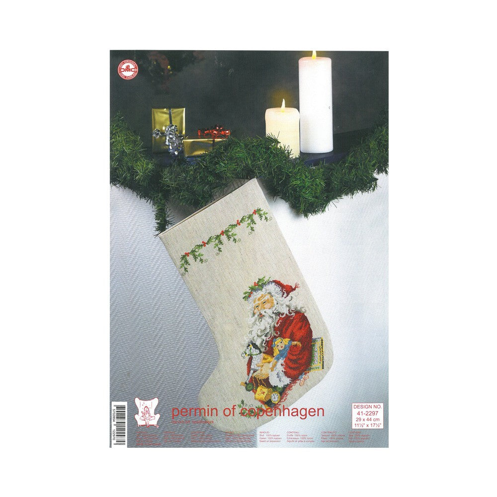 Permin Cross Stitch Kit, Christmas Ornament 29x44 - 412297