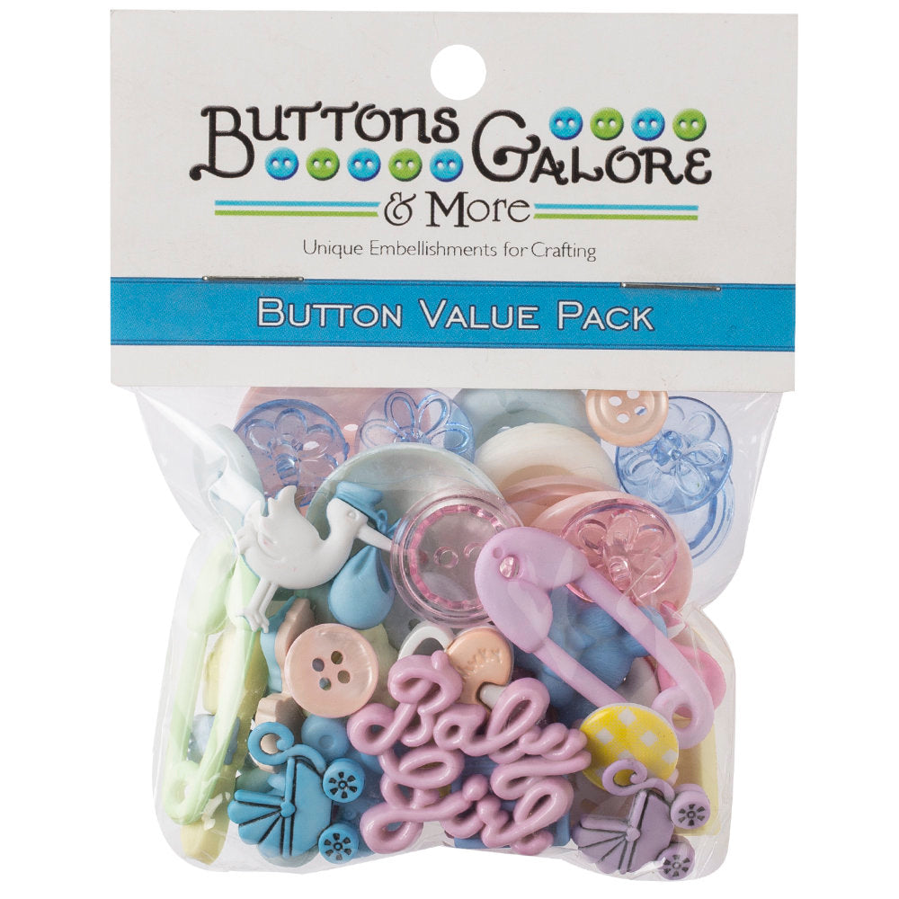 Buttons & Galore Decorative Baby Button, Baby