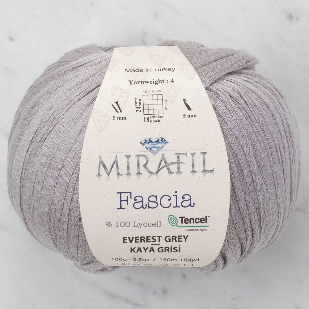 Mirafil Fascia Yarn, Everest Grey - 02