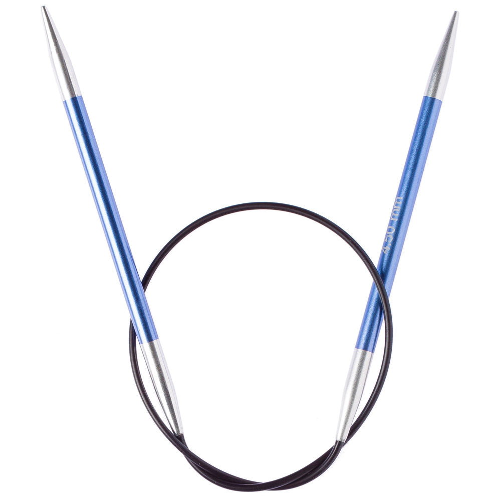 KnitPro Zing 4.5 Mm 40 Cm Metal Circular Needles, Lolite - 47070