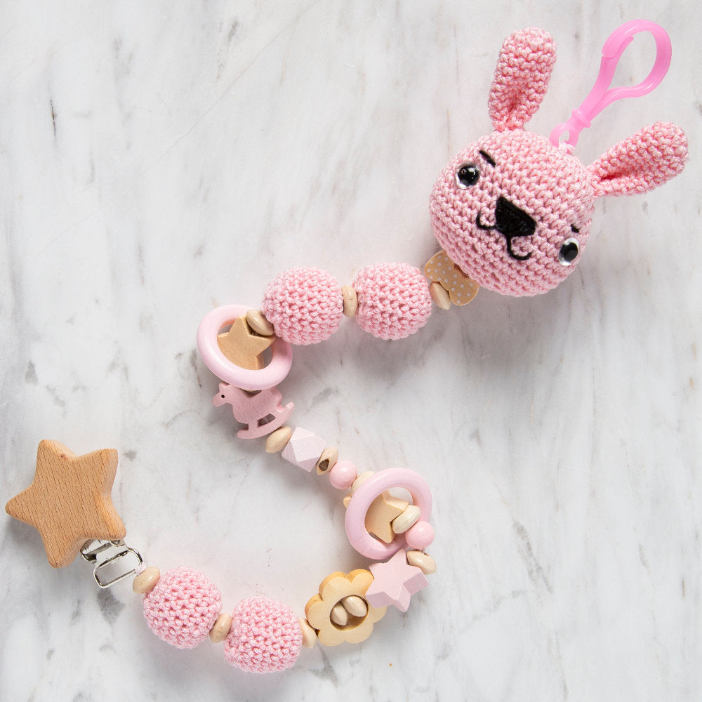 Loren Cloud Shaped Wooden Pacifier Clip