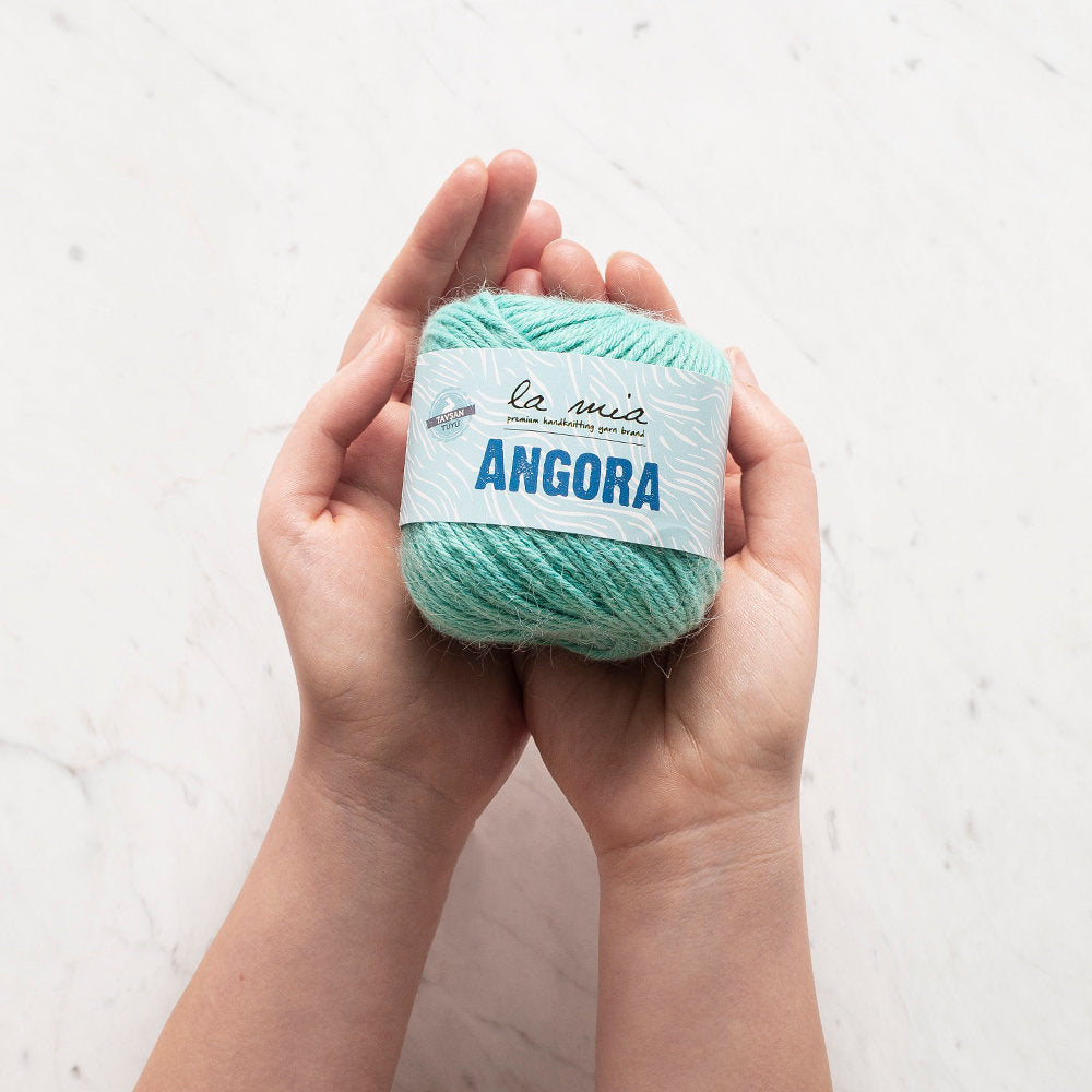 La Mia Angora 50gr Hand Knitting Yarn, Blue - L071