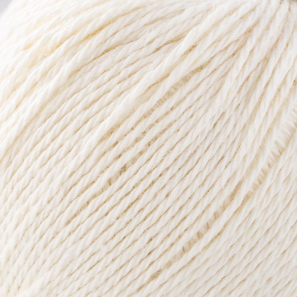 La Mia Linen Cotton Yarn, White - L155