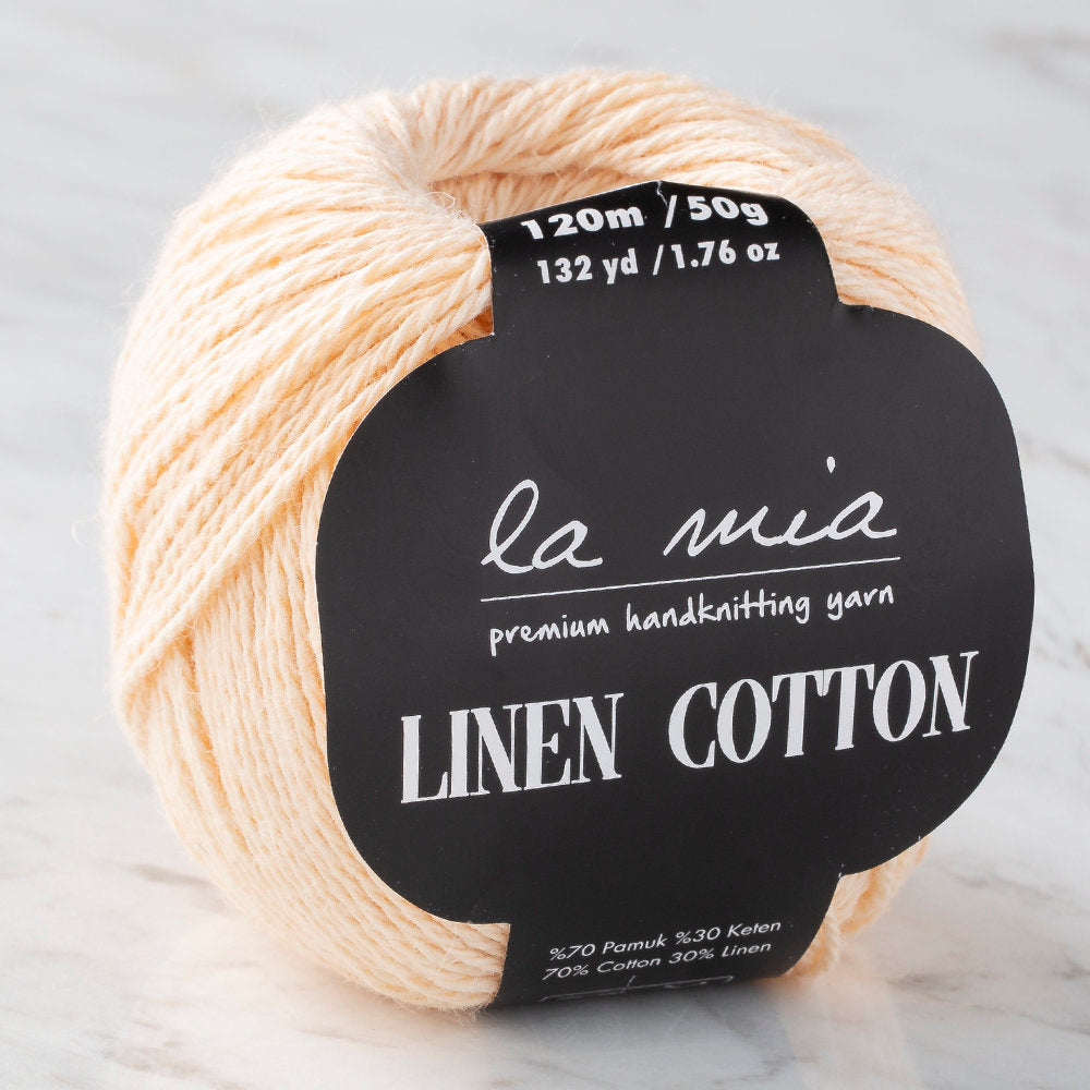 La Mia Linen Cotton Yarn, Nude - L056