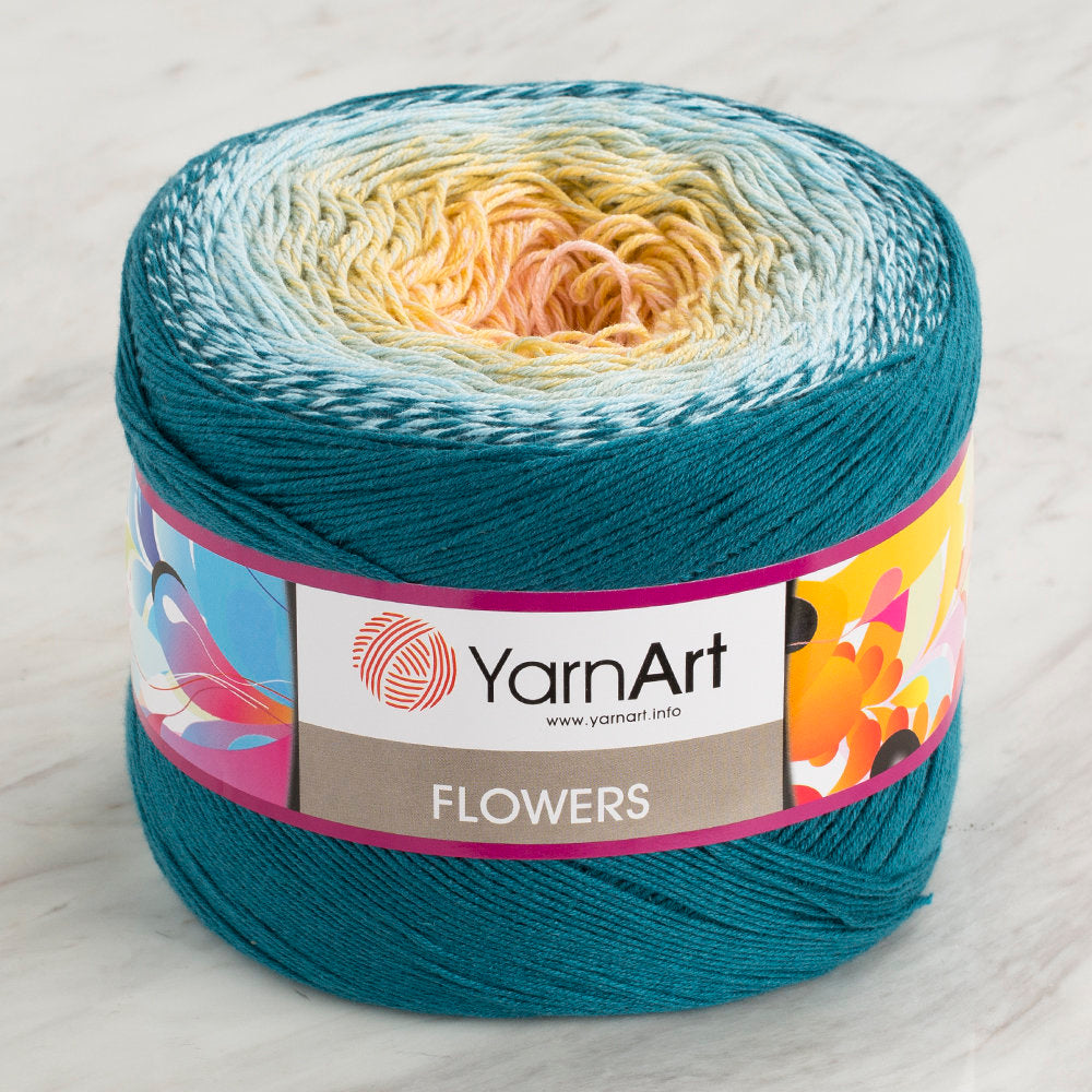 YarnArt Flowers Cotton Gradient Yarn - 270