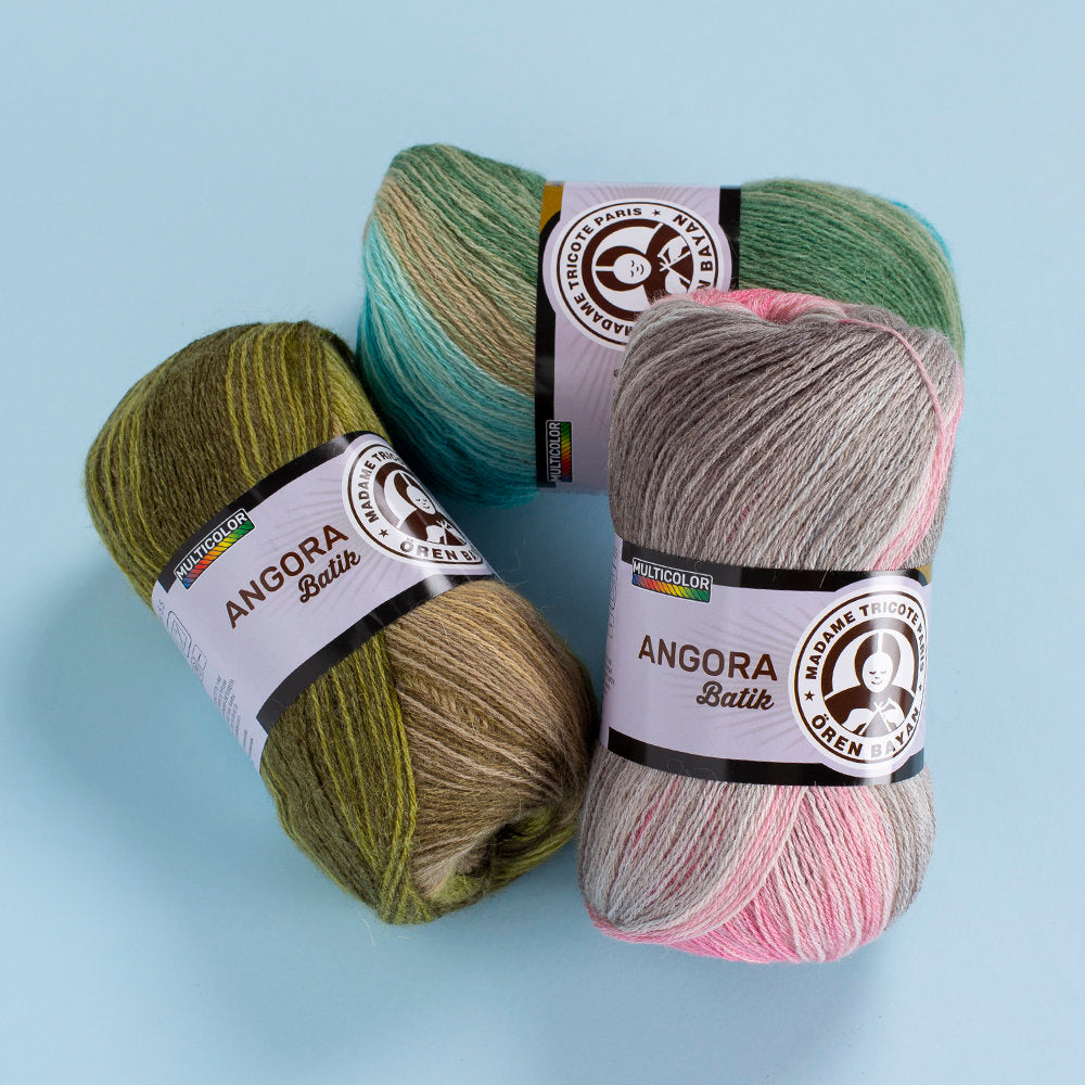 Madame Tricote Paris Angora Batik Yarn, Variegated - 859