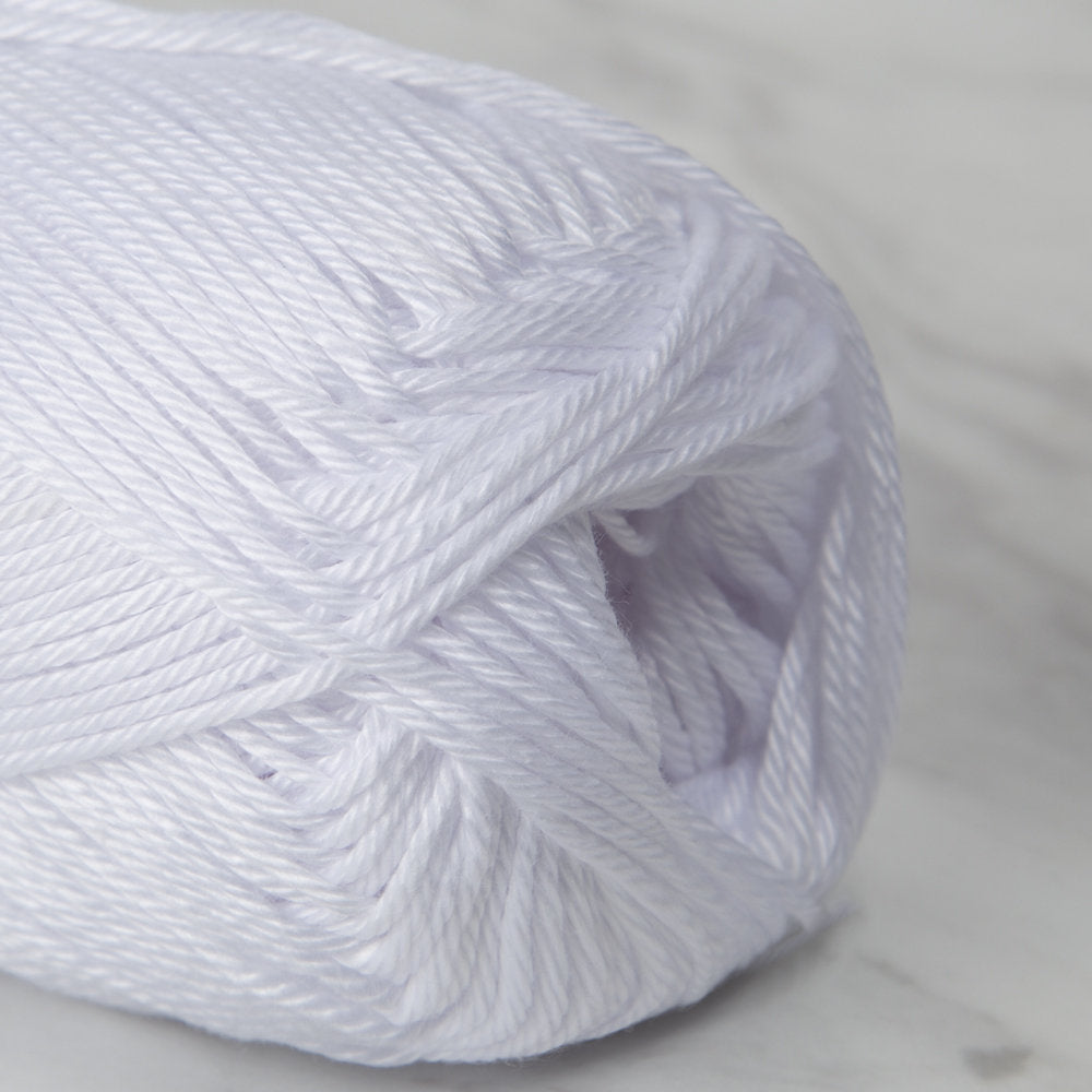 Gazzal Giza Yarn, White - 2450