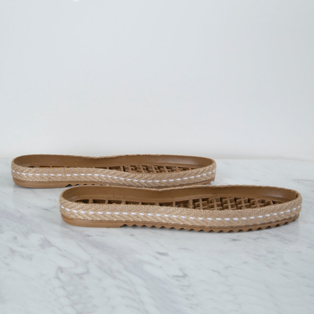 Loren Espadrille / Shoe Sole Straw Size:40 (US 9.5) Brown