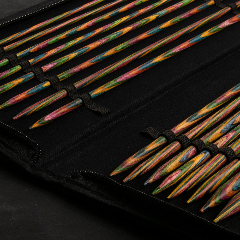 KnitPro Symfonie 30 cm Wood Single Pointed Needle Set - 20243