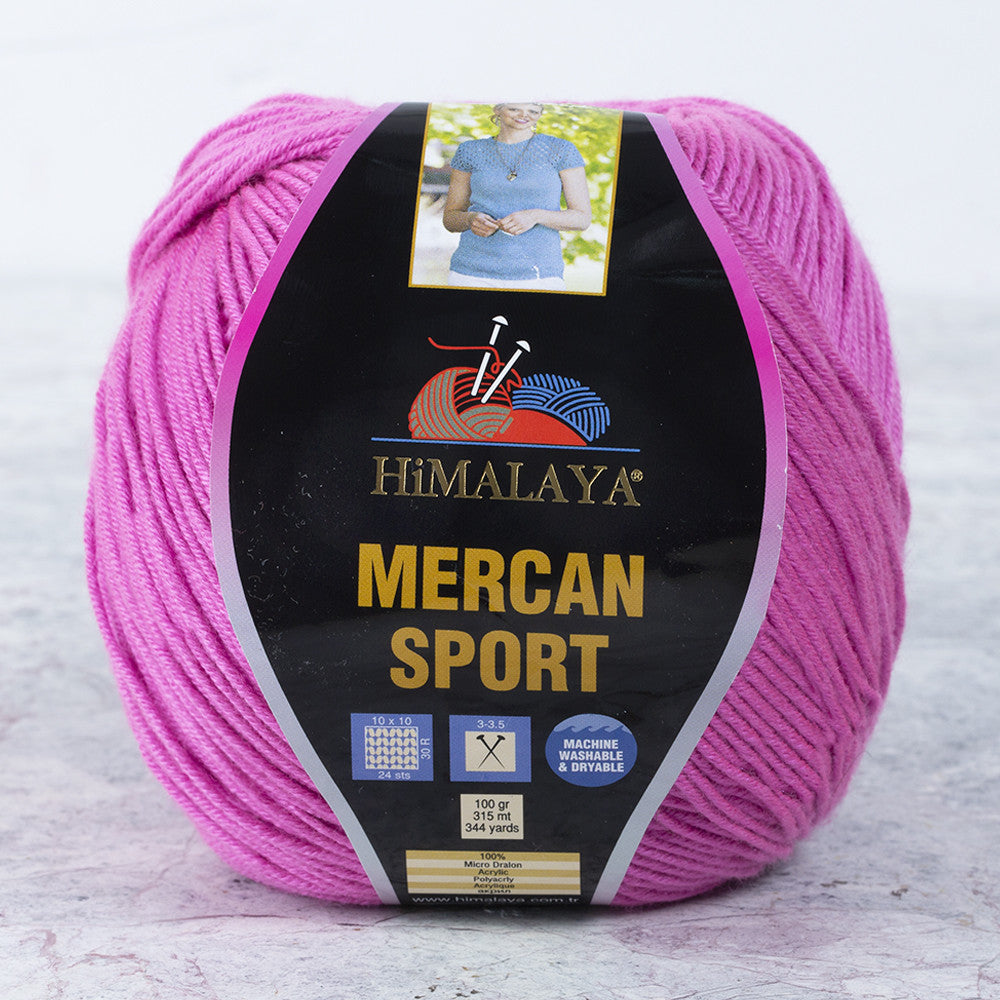 Himalaya Mercan Sport Yarn, Pink - 101-06