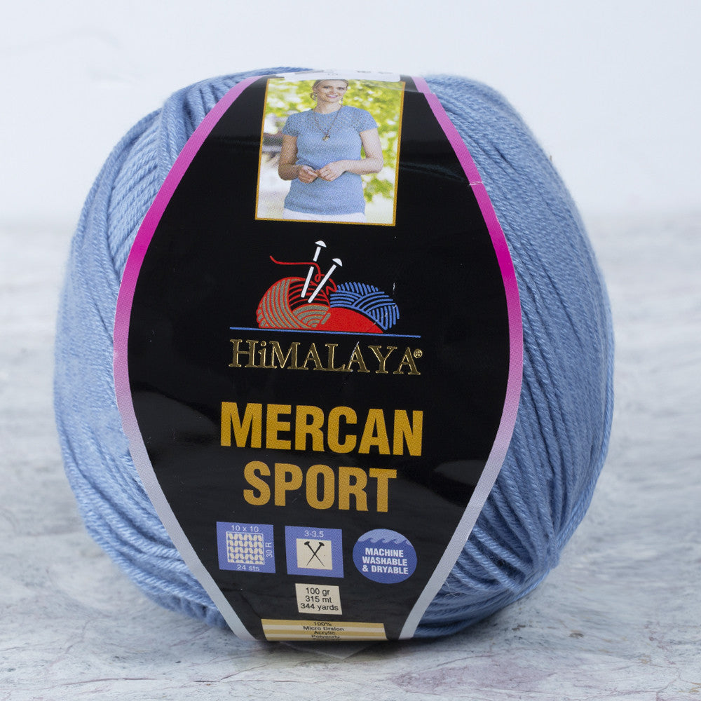 Himalaya Mercan Sport Yarn, Blue - 101-43