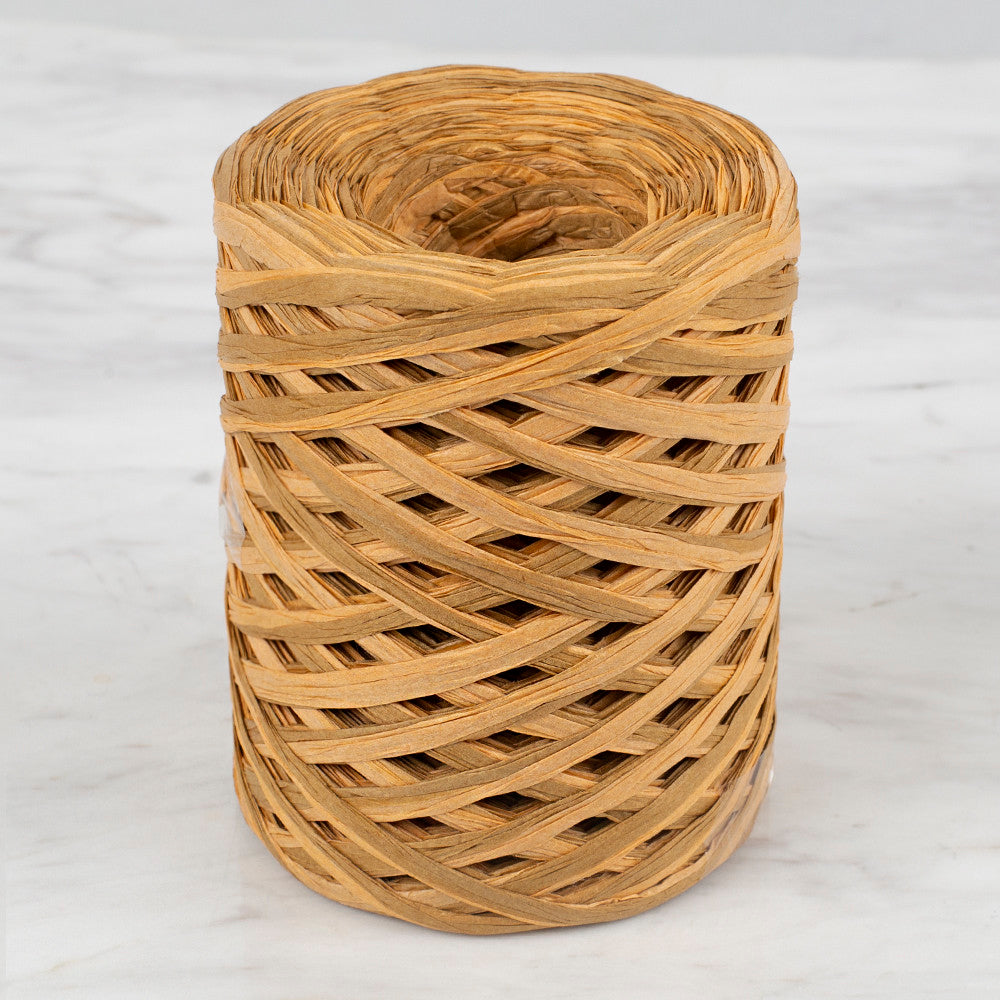 Loren Natural Raffia Paper Yarn, Variegated, 50 gr