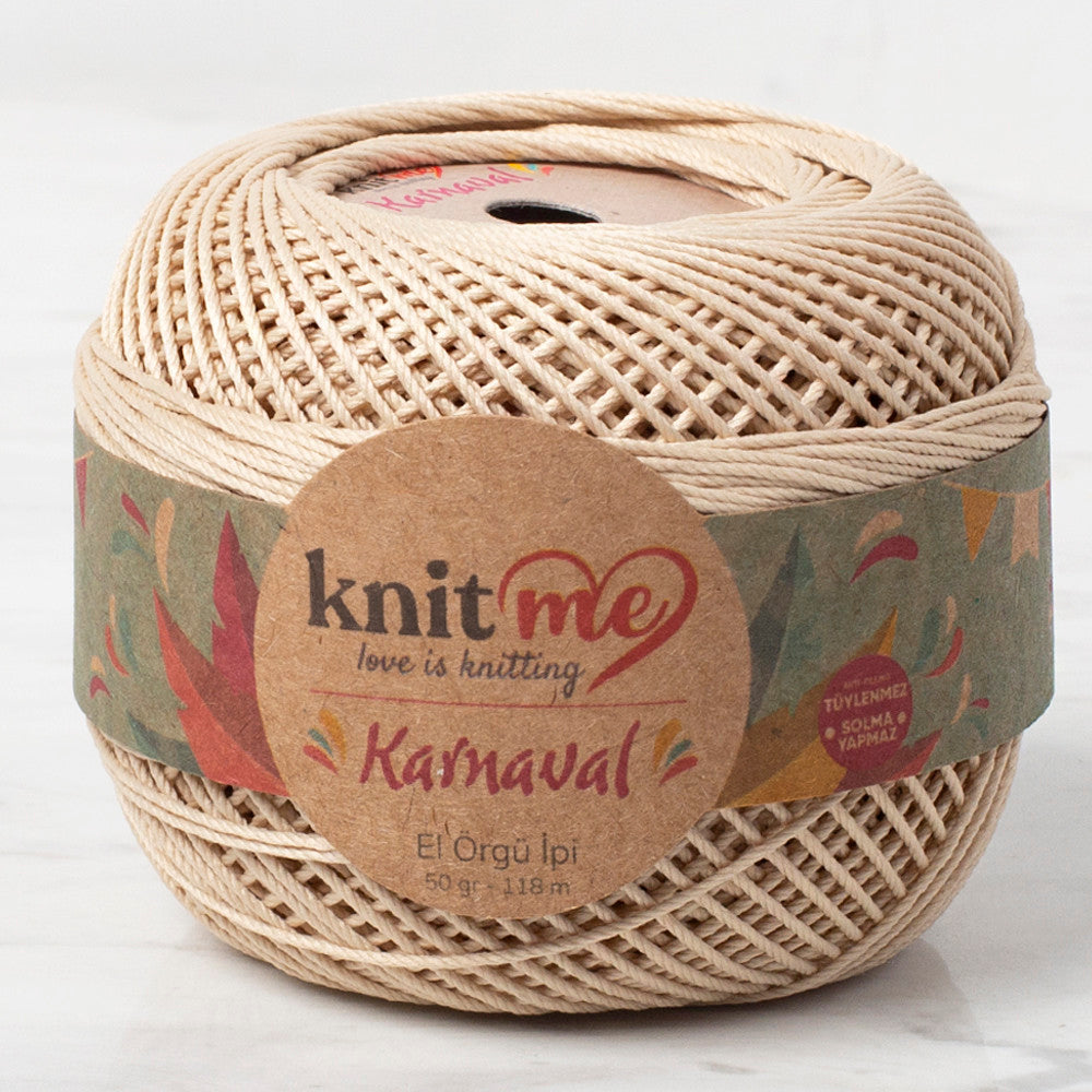 Knit Me Karnaval Knitting Yarn, Stone Color - 02812