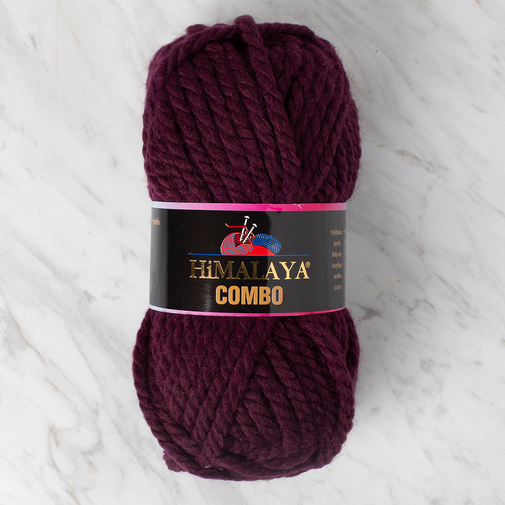 Himalaya Combo Yarn, Eggplant Purple - 52710